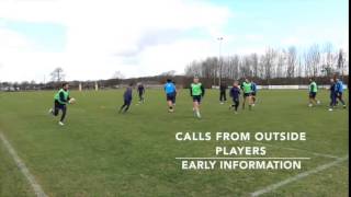 Rugby Running Lines Drill from Newcastle Flacons [upl. by Massimiliano]