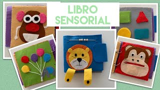 Cómo hacer un LIBRO SENSORIAL  Manualidades Infantiles  Sensory Book  Kids Crafts [upl. by Notsirk]