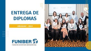 FUNIBER Uruguay celebra la entrega de títulos a sus profesionales becados 2024 [upl. by Siusan]