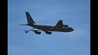 KC 135 Flyby and C17 Short Field Landing [upl. by Player]