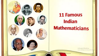 11 Famous Indian Mathematicians and their achievements  Amazing Facts  Maths  Veena Iyer [upl. by Folsom]