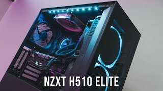 NZXT H510 Elite Review  Premium Dual Sided Tempered Glass [upl. by Ahsyekal432]