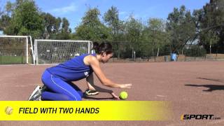 Softball Fielding Drills Triangles [upl. by Tadio]