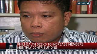 PhilHealth seeks to raise members contributions [upl. by Ramuk]