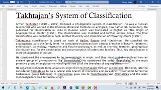 SYSTEMS OF CLASSIFICATION  PHYLOGENETIC SYSTEMS PARTIII [upl. by Ellehsim]