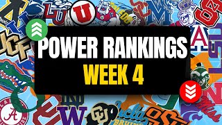 Week 4 College Football Power Rankings [upl. by Reffotsirk]