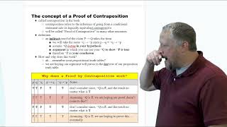 8  The concept of a Proof of Contraposition [upl. by Catie363]