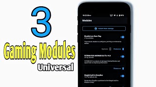 Top 3 Android quotGAMINGquot Magisk Modules 2024 [upl. by Gahl]