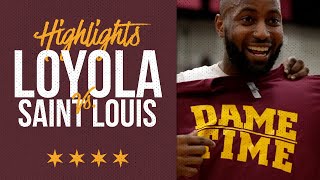 Loyola vs SLU  Cinematic Highlights [upl. by Ynnol]