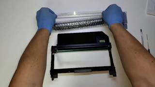 HOW TO REMANUFACTURE SAMSUNG MLTR116 XEROX 101R00474 IMAGING DRUM OPC REPLACEMENT [upl. by Primaveras]