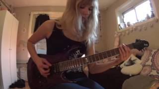 Nervosa  Death guitar cover by Simone van Straten [upl. by Piegari]