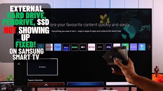 USB Drive Not Showing Up on Samsung Smart TV  Fixed Not Detecting [upl. by Gnilhsa164]