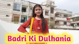 Badri ki dulhania  Dance  Holi Song  Abhigyaa Jain Dance  Full Dance video  Bollywood Song [upl. by Lamb]