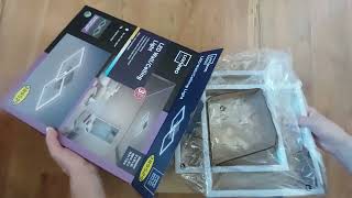 Unbox and testing LIDL LIVARNO LED Ceiling Light  LIDL LIVARNO LED Deckenleuchten [upl. by Skell401]