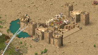 Stronghold Crusader HD  BUILDING A CASTLE [upl. by Costanza]