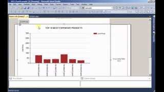 How to create simple bar chart on RDLC report in ASPNet [upl. by Nuj]