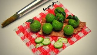 Miniature Lime TutorialPolymer Clay [upl. by Orrin4]