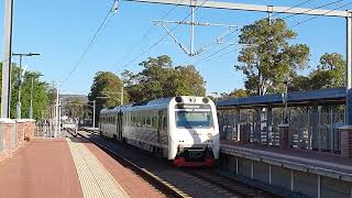 Transwa Australind ADP103102 passing Gosnells [upl. by Eanom]