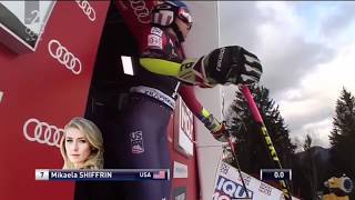 Mikaela ShiffrinUSA ▪ 1st Run Giant Slalom  612018  54th GOLDEN FOX [upl. by Lecirg529]