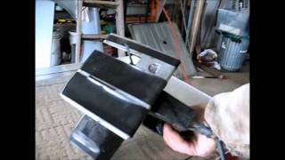 Cutting Plexiglass for Jeep CJ7 hard top rear door [upl. by Ewen944]