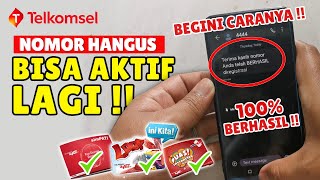 BEGINI CARA MENGAKTIFKAN NOMOR TELKOMSEL YANG HANGUS [upl. by Enajharas]