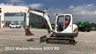 2010 Wacker Neuson 6003 RD  2852020  Ritchie Bros Italia  Caorso PC [upl. by Rednave]