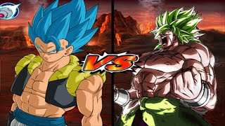 Gogeta VS Broly Full Fight  Dragon Ball Super Broly 2018 [upl. by Gies]