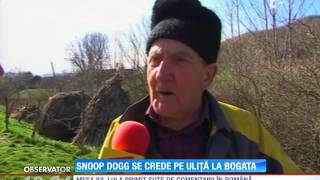 Snoop Dogg se crede pe o uliță din satul Bogata [upl. by Alistair]