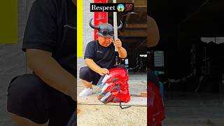 helmet testing🚒 respect helmet shorts [upl. by Francyne]