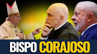 PEGANDO FOGO MAIS UM VÍDEO DO BISPO CATÓLICO PARTINDO PRA CIMA DE ALEXANDRE DE MORAES E LULADRÃO [upl. by Ainoda914]