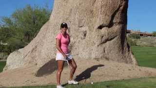 Troon North Golf Club  Lauren Sullivan Flop Shot [upl. by Nodnol]