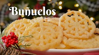 HOW TO MAKE BUNUELOS DE VIENTO Easy Recipe for Mexican Buñuelos perfect for Christmas 2020 [upl. by Ahtiuqal]