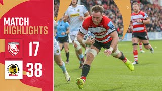 Highlights  Gloucester Rugby v Exeter Chiefs [upl. by Erleena]