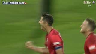 Robert Lewandowski Goal Scotland Vs Poland 02 All Goals Results Highlights amp Match Analysis [upl. by Marrissa]