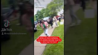 Michigan carnival SHUT DOWN due to fights chaos erupts [upl. by Atnoved]