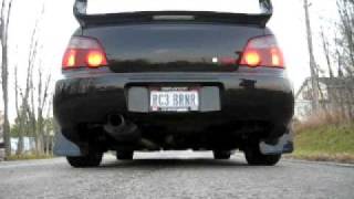 2005 subaru wrx sti launch control sound clip straight pipe [upl. by Macintosh]