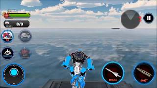 Futuristic Navy Robot Battleship Robot Navy Games [upl. by Almund]