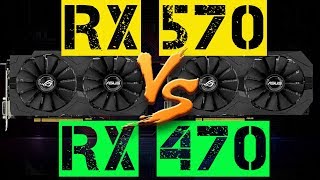 RX 570 VS RX 470 [upl. by Akima531]