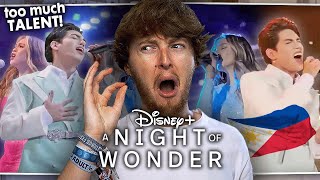 FILIPINOS ARE INSANE Stell Zephanie Janella Salvador  A Night of Wonder on Disney  Reaction [upl. by Leugimesoj180]