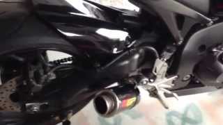 Stock vs mgp exhaust review cbr1000 [upl. by Rosalba]