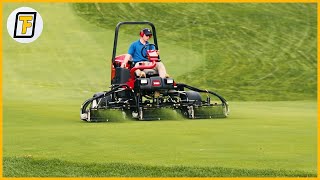 Glides Smooth Mows Even Better  Incredible Grass Cutting Machines  with TechFind Commentary [upl. by Hultin]