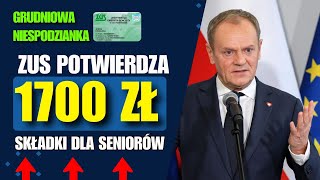 Niespodzianka Grudniowa ZUS Przelewa Dodatkowe 1700 PLN na Konta Emerytalne Nie Przegap Tego [upl. by Acsehcnarf482]