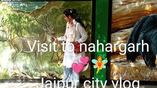 visit to nahargarh zoological park jaipurvlog viralvideo indiavlog canadatoindiavlog rajasthani [upl. by Yeldua]