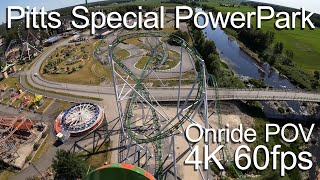 Pitts Special PowerPark  Onride POV 4k 60fps [upl. by Jyoti485]