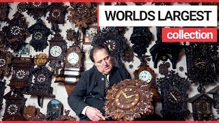 Two brothers have amassed the worlds largest collection of cuckoo clocks  SWNS TV [upl. by Lebezej93]