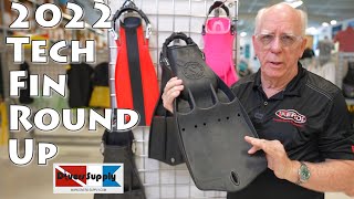 2022 Tech Fin Round Up with Apeks RK3 Dive Rite XT Hog TECH2 and Scuba Pro Jets [upl. by Jilly]