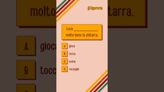 Quale verbo  LearnItalian ItalianGrammar ItalianLanguage [upl. by Mel]