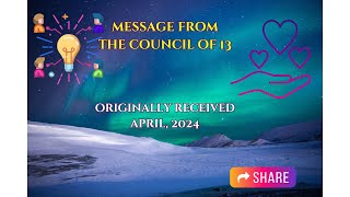 RECORDING OF A CHANNELED MESSAGE FROM THE COUNCIL OF 13 [upl. by Aylmar]