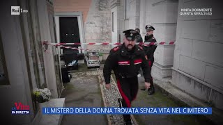 Donna trovata senza vita nel cimitero mistero a Chieti  La Vita in Diretta 28102024 [upl. by Ahtelrac273]