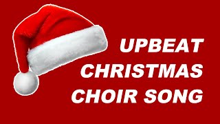 Upbeat Christmas Choir Song  quotA Very Merry Christmasquot by Pinkzebra  SATB [upl. by Redneval]